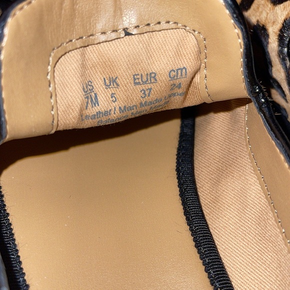 Franco Sarto Hadden Leopard loafer with tassel. Size 7M.  NIB See all pics. - Picture 9 of 12
